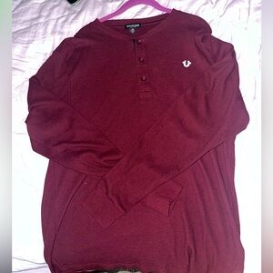 Men’s true religion ling sleeve thermal